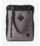Express Mens Enter Gray And Black Tote Backpack Converter