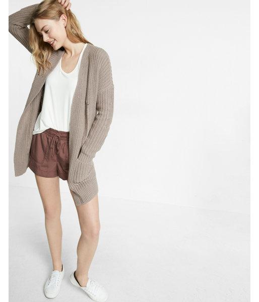 Express Drop Needle Dolman Sleeve Cover-up