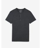 Express Mens Slim Supersoft Short Sleeve Henley T-shirt