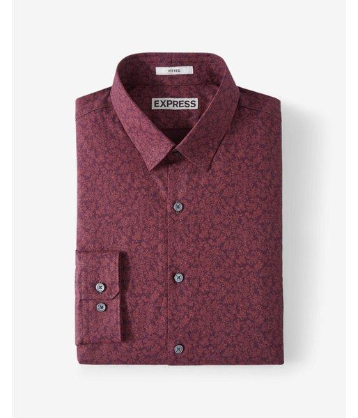 Express Fitted Floral Print Dress