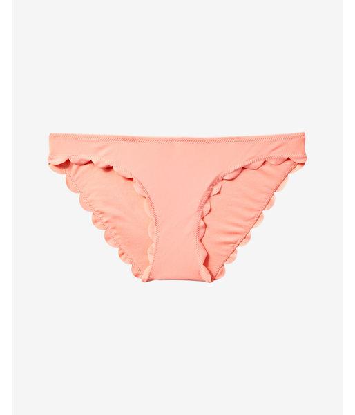 Express Low Rise Scalloped Bikini Bottom