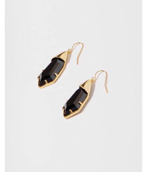 Express Womens Noir Radiance Drop Earrings