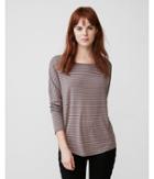 Express Womens Striped Off The Shoulder