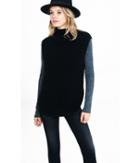 Express Women's Sweaters & Cardigans Sleeveless Funnel Neck Rounded Hem