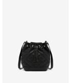 Express Womens Quilted Drawstring Bucket Bag