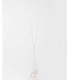 Express Womens Circle Y-neck Necklace