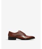 Express Mens Saffiano Leather Oxford Dress
