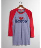 Express Homage From The Heart Of Boston Raglan Tee