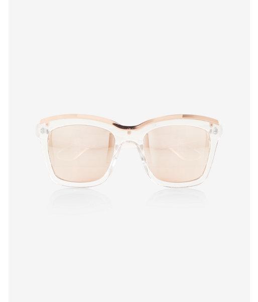 Express Metal Top Rim Clear Square
