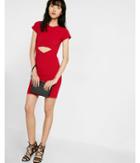 Express Womens Ribbed Cut-out  Dress
