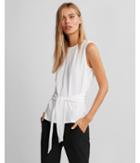 Express Womens Tie-front Cotton Tank