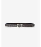 Express Womens Mini Round Buckle Reversible Belt