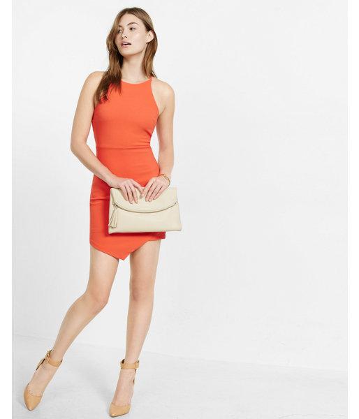 Express Womens Rounded Fold-over Clutch