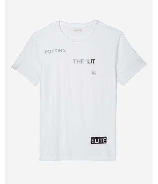 Express Elite Crew Neck Graphic Tee