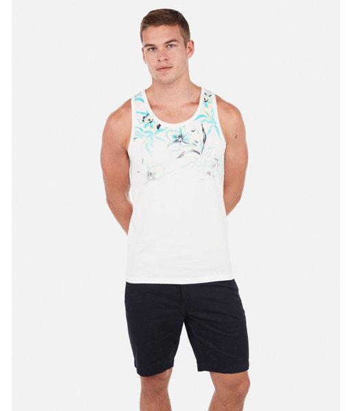 Express Mens Floral Ombre Jersey Tank