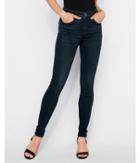 Express Womens Express Womens High Waisted Dark Wash Stretch+ Perfect Curves