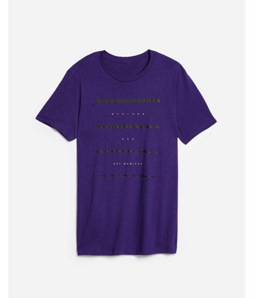 Express Mens Exp Nyc Usa Logo Graphic Tee