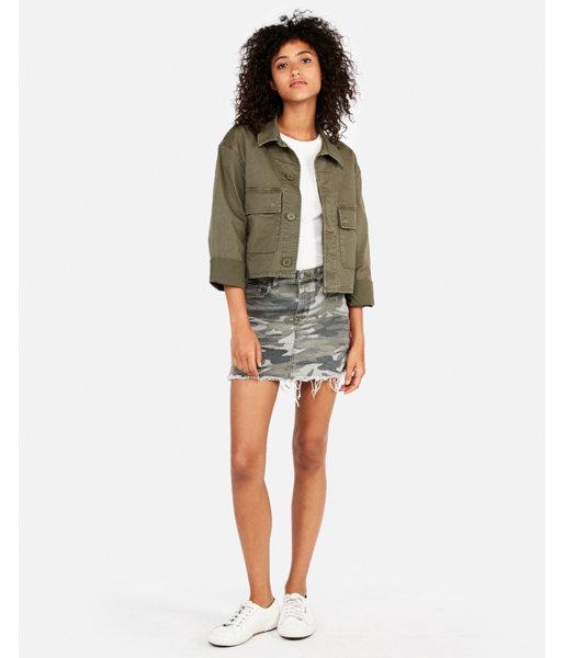 Express Womens Cropped Jacket
