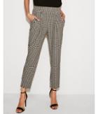 Express Womens Mid Rise Gingham Pull-on Ankle Pant