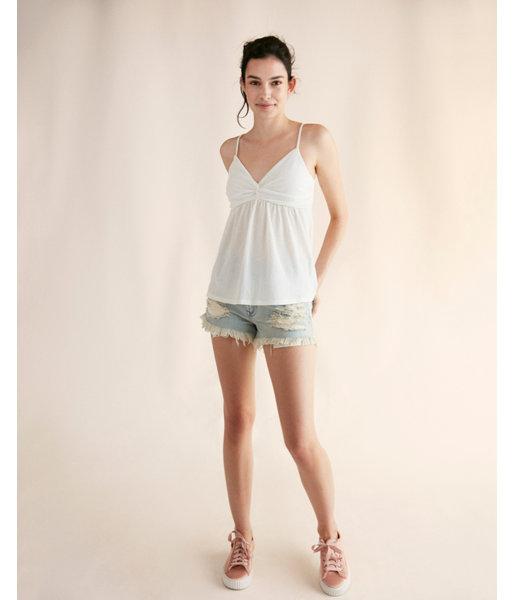Express Womens Twist Front Empire Waist Cami