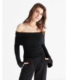 Express Womens Off The Shoulder Flare