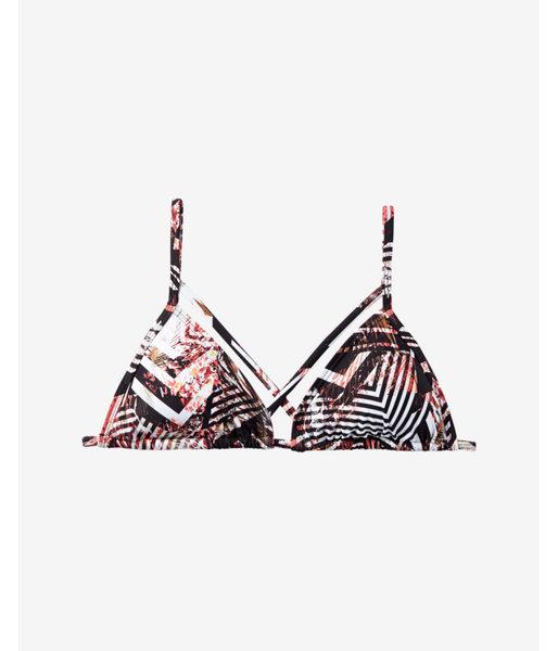 Express Womens Printed Strappy Adjustable Triangle Bikini