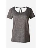 Express Women's Tees Marled Exp Core Strappy Back T-shirt