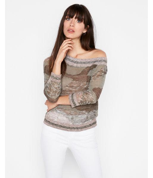Express Womens Asymmetrical Off The Shoulder Pullover