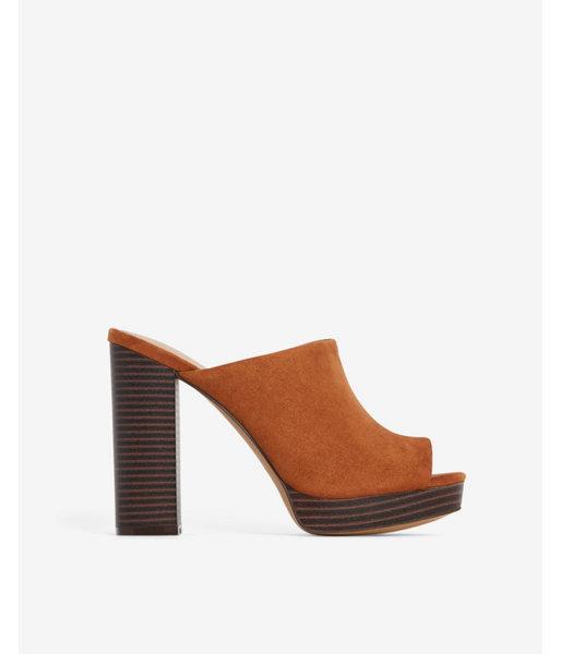 Express Womens Peep Toe Platform