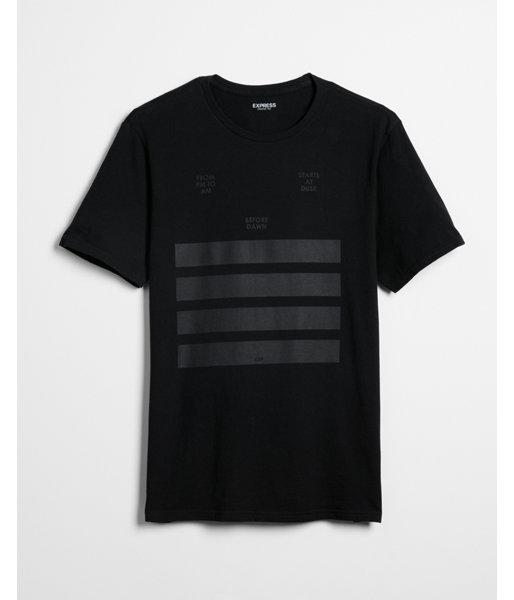 Express Mens Starts At Dusk Graphic Tee