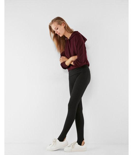 Express Womens Fold-over Stirrup Supersoft Stretch