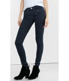 Express Women's Leggings Mid Rise Hip Zip