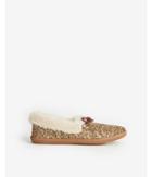 Express Womens Glitter Moccasin