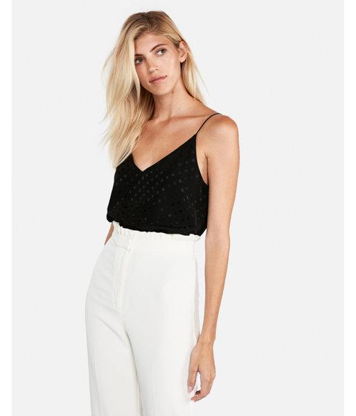 Express Womens Jacquard Dot Downtown Cami