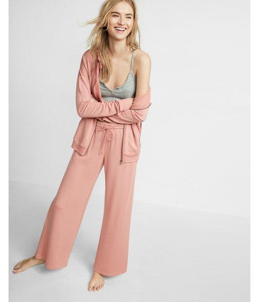 Express One Eleven High Waisted Wide Leg Drawstring