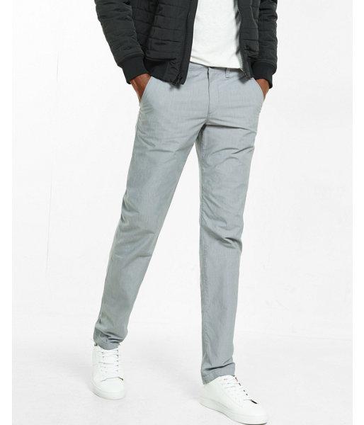 Express Slim Fit Microprint Chino Pant