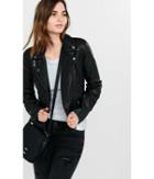 Express Women's Leather Jackets Zip Detail (minus The) Leather