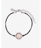 Express Womens Rose Gold L Initial Etched Disc Bracelet