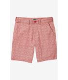Express Men's Shorts Linen-cotton Tile Print Flat Front