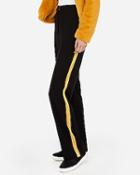 Express Womens Super High Waisted Side Stripe Wide Leg Palazzo Pant