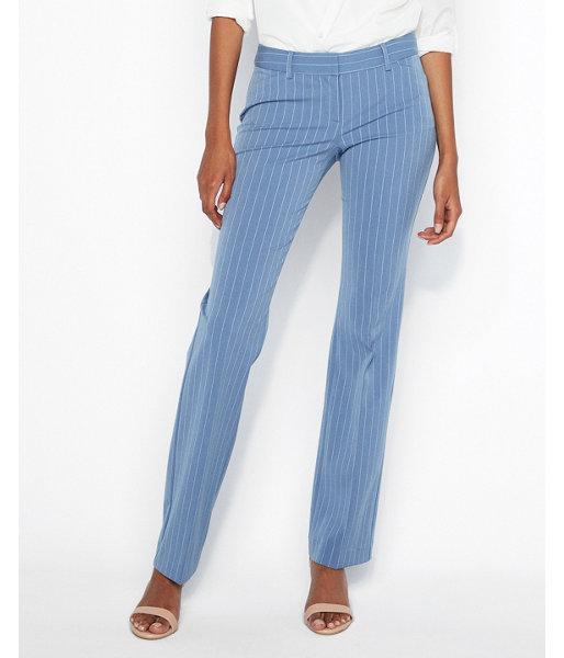 Express Womens Low Rise Stripe Barely Boot Editor Pant