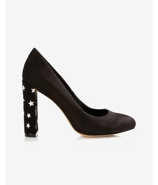 Express Womens Star Thick Heeled Pump