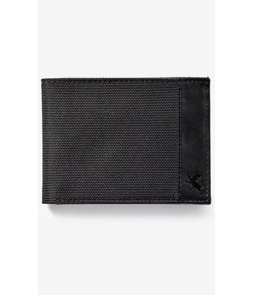 Express Men's Accessories Small Lion Nylon Bifold Wallet