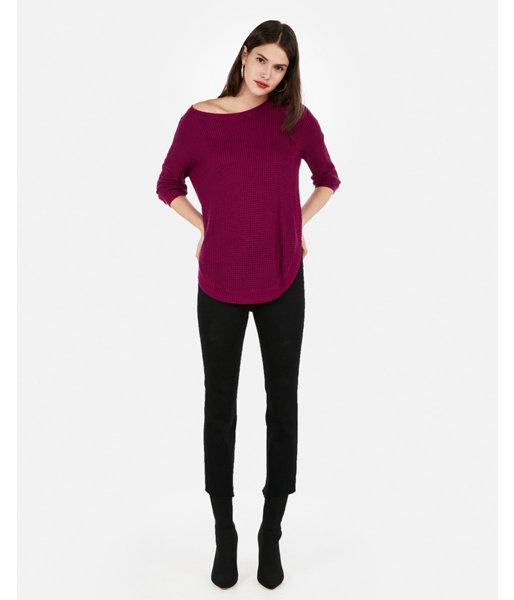 Express Womens Thermal Circle Hem Tunic