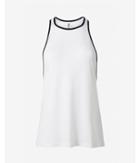 Express Womens White Exp Core Racerback Ringer Tank