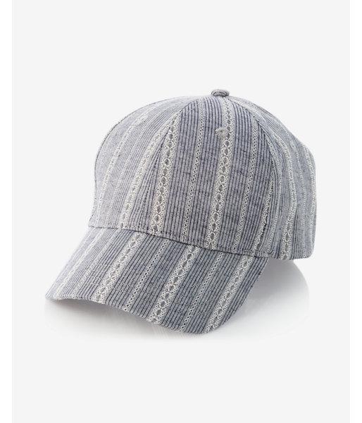 Express Womens Lace Stripe Baseball Hat