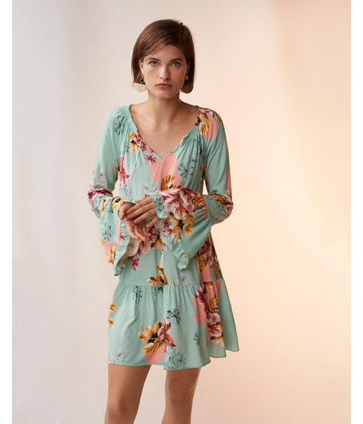 Express Womens Tiered Trapeze Hem Cover-up