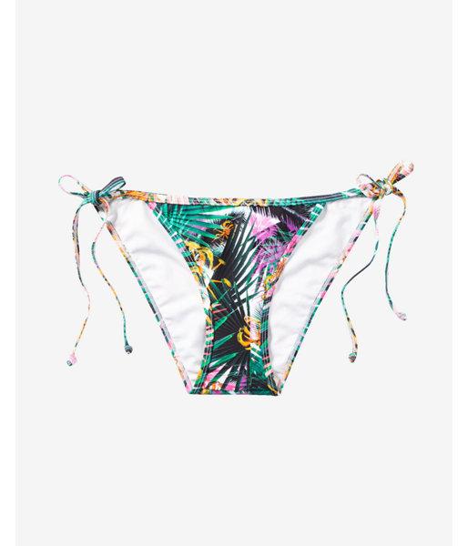Express Low Rise Print String Bikini Bottom