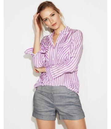 Express Womens Striped City Shirt By Express
