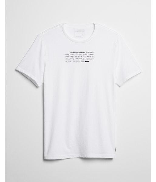 Express Mens Vocalist Wanted Graphic Tee